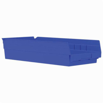 Akro-Mils® 30158BLUE Shelf Bin, 17-7/8 in L x 8-3/8 in W x 4 in H, 214 cu-in, Blue Akro-Mils® 30158BLUE Shelf Bin, 17-7/8 in L x 8-3/8 in W x 4 in H, 214 cu-in, Blue
