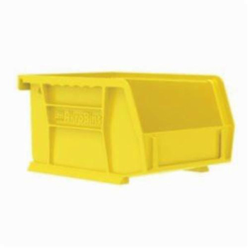 Akro-Mils&reg; 30210YELLO Hang and Stack Bin, 5-3/8 in L x 4-1/8 in W x 3 in H, Yellow