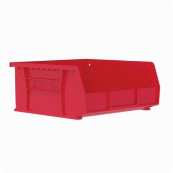 Akro-Mils&reg; 30235RED Hang and Stack Bin, 10-7/8 in L x 11 in W x 5 in H, Red