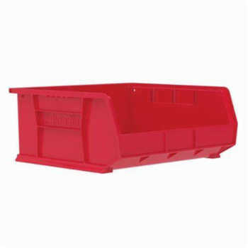 Akro-Mils&reg; 30250RED Hang and Stack Bin, 14-3/4 in L x 16-1/2 in W x 7 in H, Red