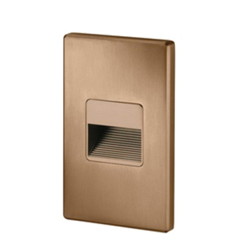 Juno&reg; LMSW Mini Outdoor Step Light, 2 LED Lamp, 2.6 W Fixture, 120 VAC, Textured Bronze Housing