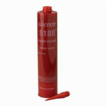 Loctite&reg; 5188&trade; Flange Sealant, 300 mL Cartridge, Liquid, Red, 1.13