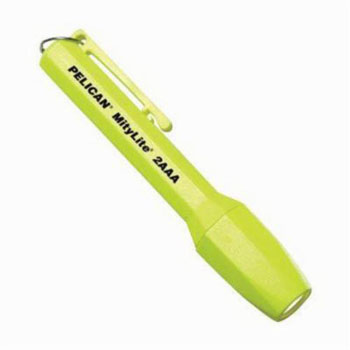 Pelican&trade; MityLite&trade; 1900 Industrial Grade Flashlight,. Xenon Bulb, Xenoy, 11 Lumens, 1 Bulb