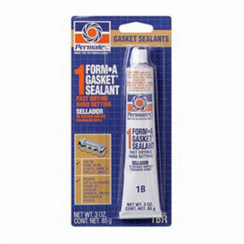 Permatex&reg; Form-A-Gasket&reg; #1 Fast Dry Rigid Cure Gasket Sealant, 3 oz Tube, Paste, Reddish Golden Brown, 0.85
