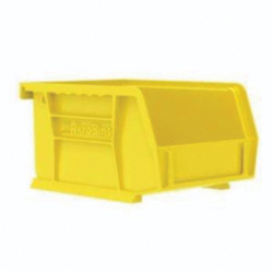 Akro-Mils&reg; 30210YELLO Hang and Stack Bin, 5-3/8 in L x 4-1/8 in W x 3 in H, Yellow