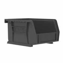 Akro-Mils&reg; 30220BLACK Hang and Stack Bin, 7-3/8 in L x 4-1/8 in W x 3 in H, Black