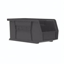 Akro-Mils&reg; 30230BLACK Hang and Stack Bin, 10-7/8 in L x 5-1/2 in W x 5 in H, Black