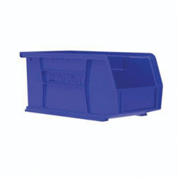 Akro-Mils&reg; 30230BLUE Hang and Stack Bin, 10-7/8 in L x 5-1/2 in W x 5 in H, Blue