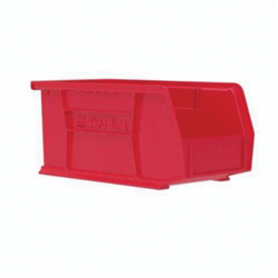 Akro-Mils&reg; 30230RED Hang and Stack Bin, 10-7/8 in L x 5-1/2 in W x 5 in H, Red