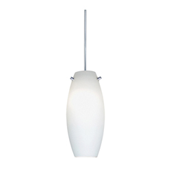 Juno&reg; Flex 12&trade; TLP322 Decorative Pendant, T4 Halogen/MR16CG Lamp, 12/24 V, Opal Housing