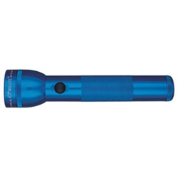 MAGLITE&reg; S2D016-BLUE High Intensity Premium Flashlight,. Incandescent Bulb, Aluminum, 27 Lumens