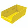 Akro-Mils&reg; 30130YELLO Shelf Bin, 11-5/8 in L x 6-5/8 in W x 4 in H, 128 cu-in, Yellow