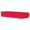 Akro-Mils&reg; 30184RED Shelf Bin, 23-5/8 in L x 8-3/8 in W x 4 in H, 346 cu-in, Red