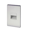 Juno&reg; LMSW Mini Outdoor Step Light, 2 LED Lamp, 2.6 W Fixture, 120 VAC, Textured Silver Housing