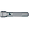 MAGLITE&reg; S3D016-GRAY Heavy Duty High Intensity Flashlight, 19 W. Incandescent Bulb, Aluminum, 45 Lumens